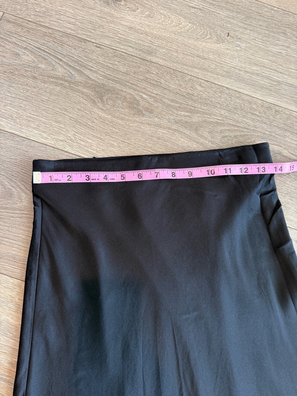 Quince Black 100% Washable Silk Maxi Skirt Size Small - Picture 7 of 8